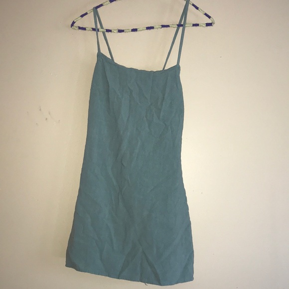 Pacsun green back tie dress - Picture 3 of 3